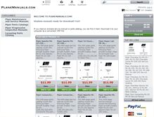 Tablet Screenshot of planemanuals.com